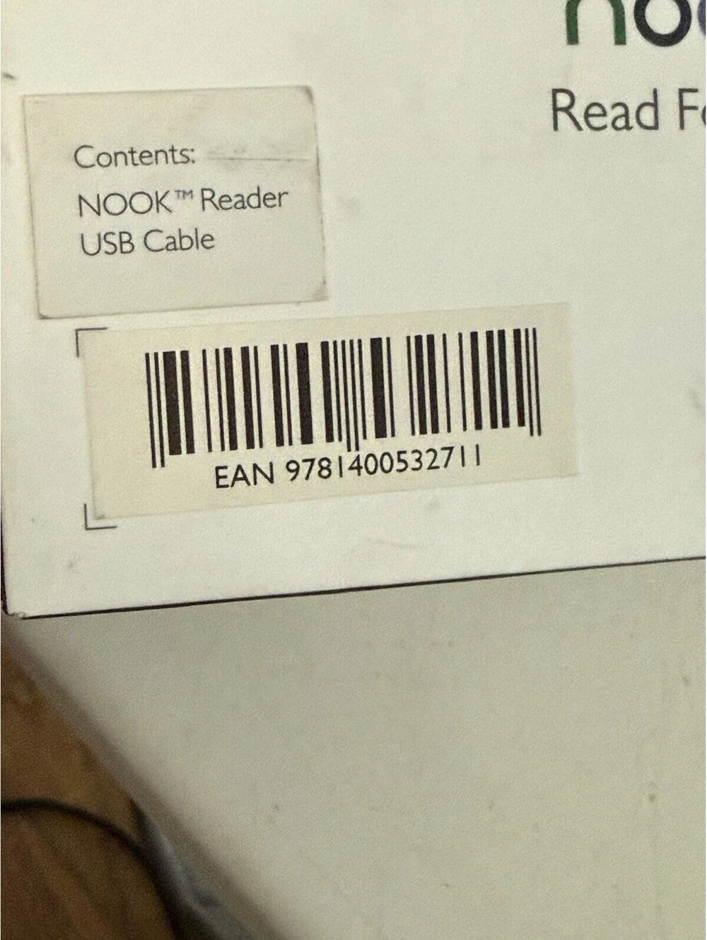 Barnes & Noble Nook Simple Touch 2GB, Wi-Fi, 6in eBook e Reader Black ( Untested